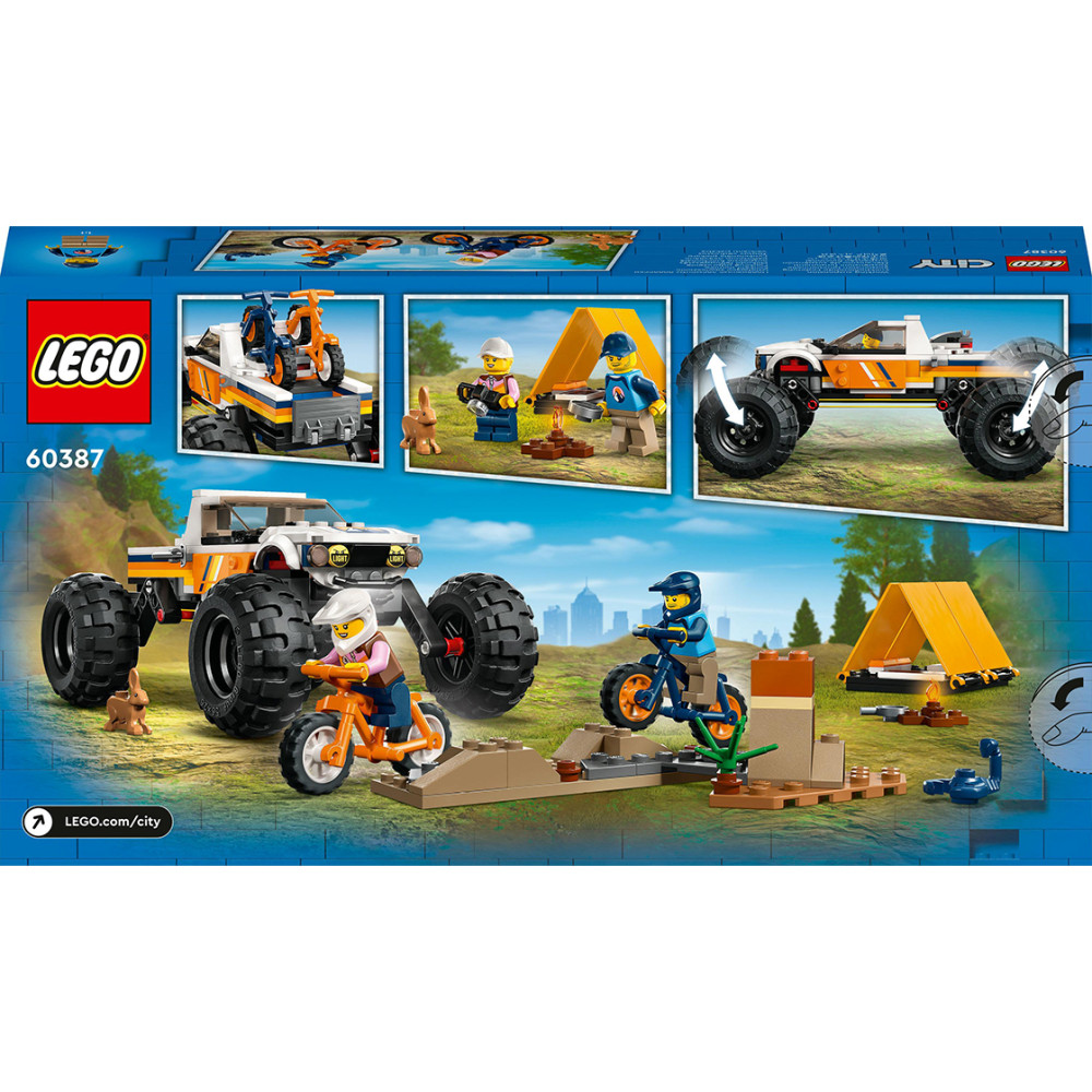 Конструктор Lego City Внедорожные приключения 4x4 (60387)