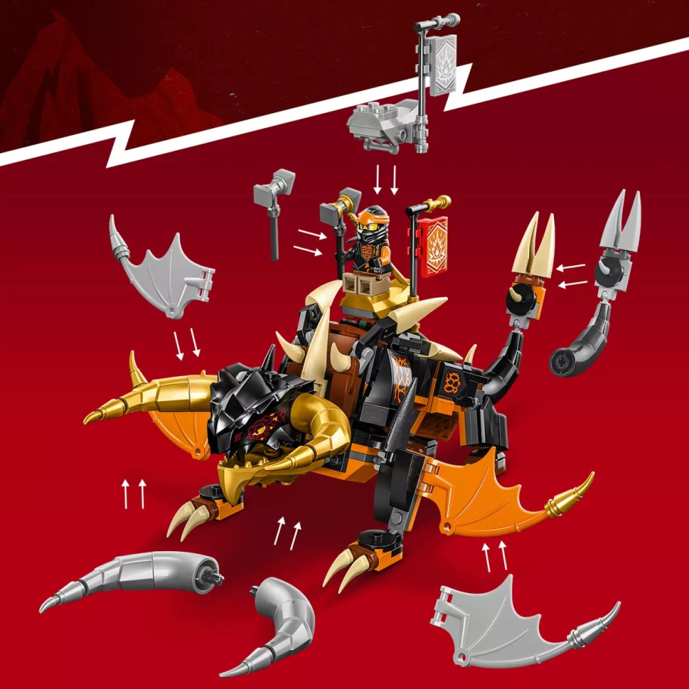 Конструктор Lego Ninjago Земляной дракон ЭВО Коула (71782) Конструктор Lego Ninjago Земляной дракон ЭВО Коула (71782)