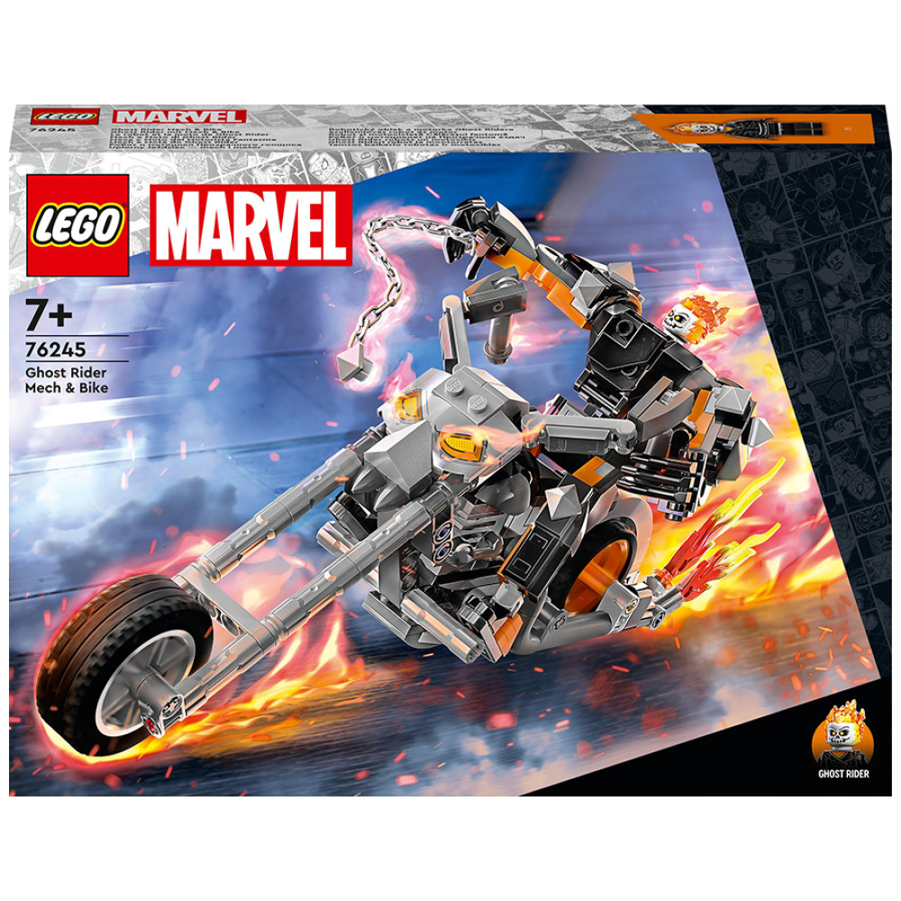 Конструктор Lego Super Heroes Marvel Робот и мотоцикл Призрачного гонщика (76245)