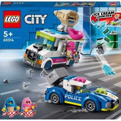 Конструктор Lego City Полицейское преследование фургона с мороженым (60314)