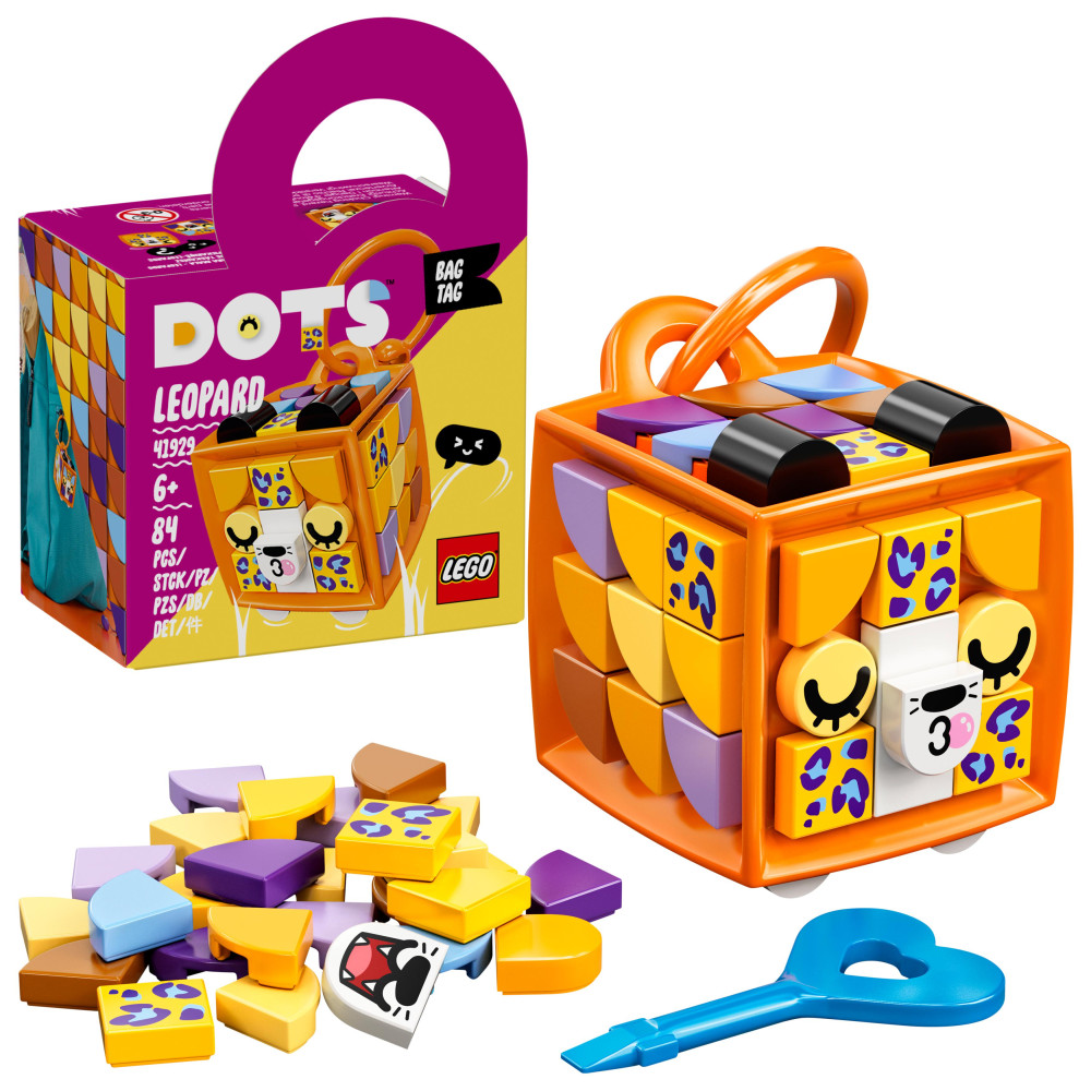 Конструктор Lego Dots брелок для сумочки Леопард V29 (41929)