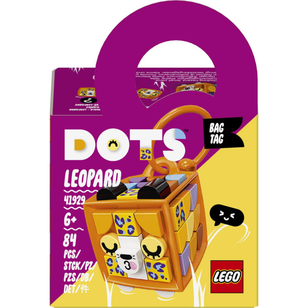 Конструктор Lego Dots брелок для сумочки Леопард V29 (41929)