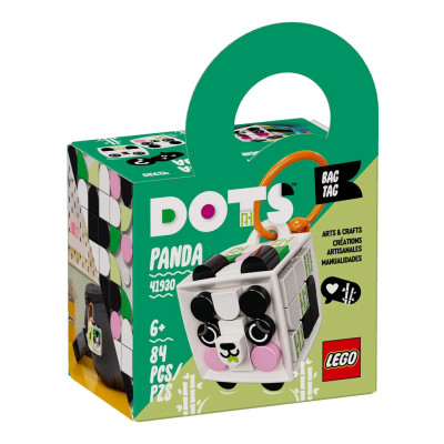 Конструктор Lego Dots брелок для сумочки Панда V29 (41930)