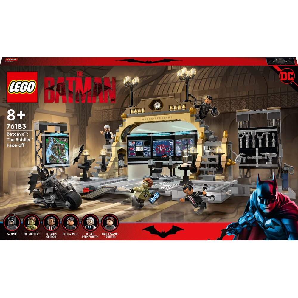 Конструктор Lego Super heroes DC Batman Пещера Бэтмена схватка с Загадчиком (76183)