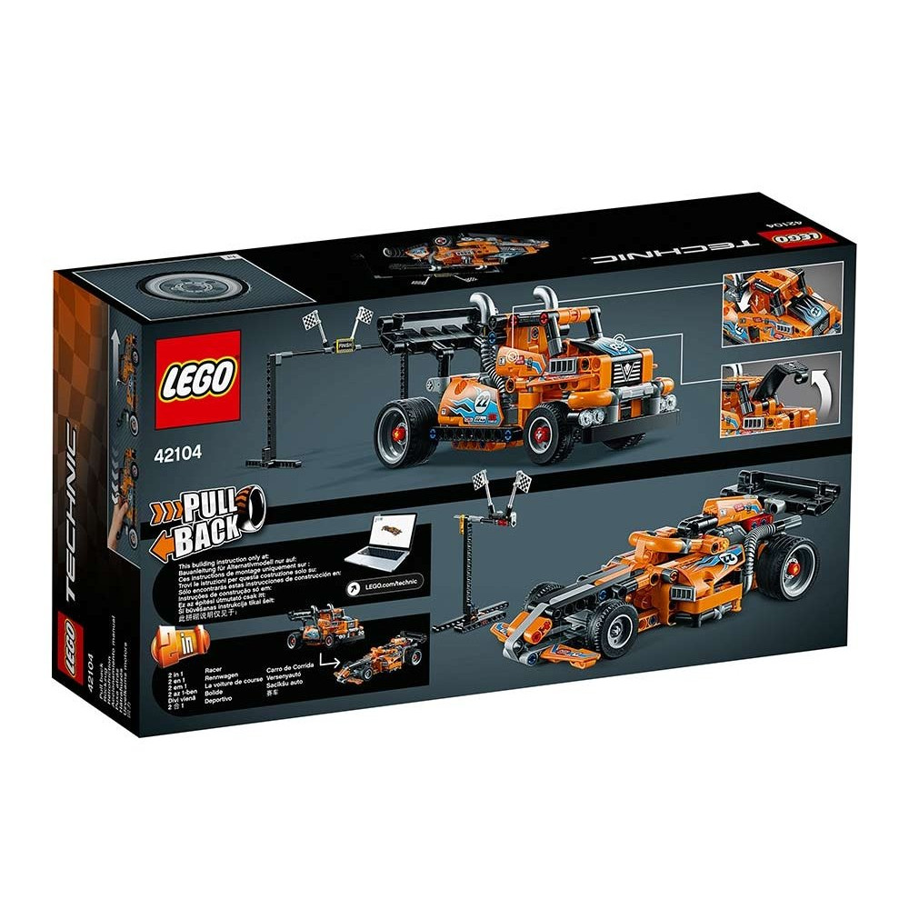 Конструктор Lego Technic Гоночный грузовик 2 в 1 (42104) Конструктор Lego Technic Гоночный грузовик 2 в 1 (42104)