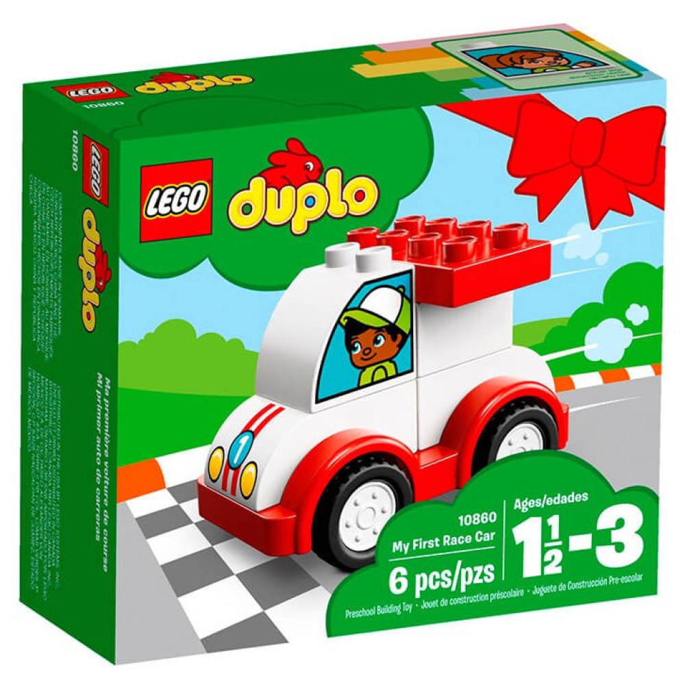 Конструктор Lego Duplo Мой первый гоночный автомобиль (10860)