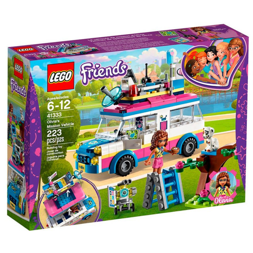 Конструктор Lego Friends Передвижная научная лаборатория Оливии (41333)