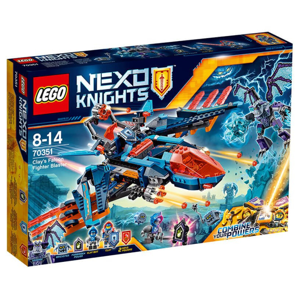 Конструктор Lego Nexo Knights Самолет-истребитель Сокол Клэя (Лего 70351)
