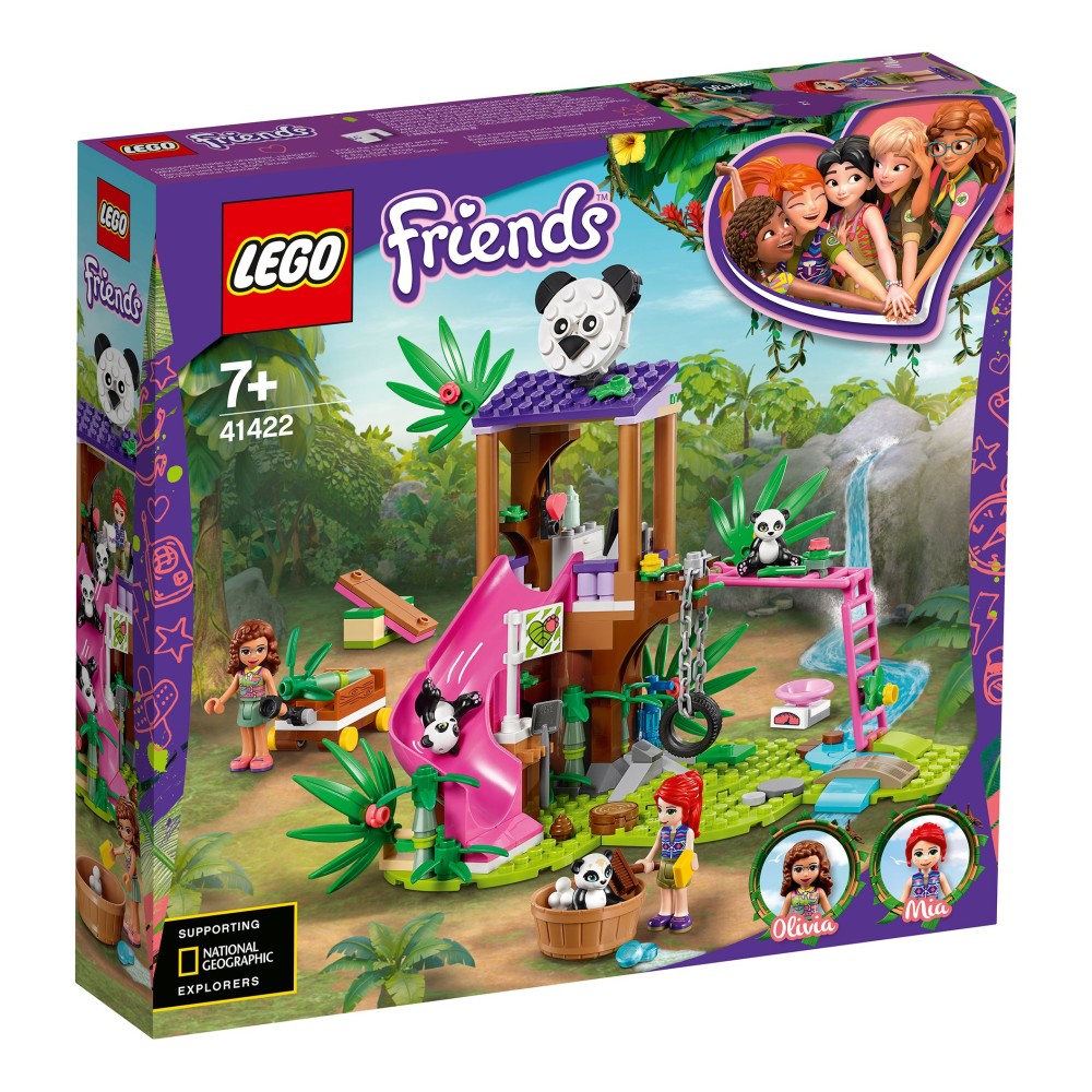 Конструктор Lego Friends Джунгли: домик для панд на дереве (41422)