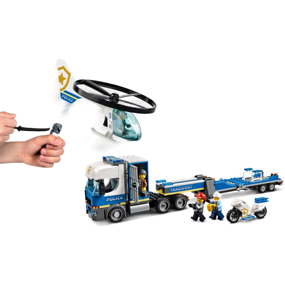 Конструктор Lego City Полицейский вертолётный транспорт (60244)