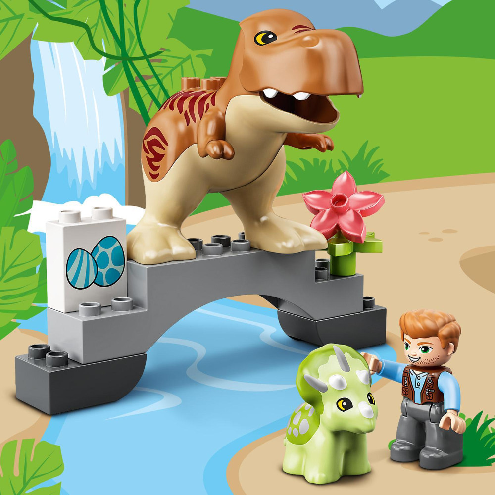 Конструктор Lego Duplo Jurassic World Побег тиранозавра и трицератопса (10939) Конструктор Lego Duplo Jurassic World Побег тиранозавра и трицератопса (10939)