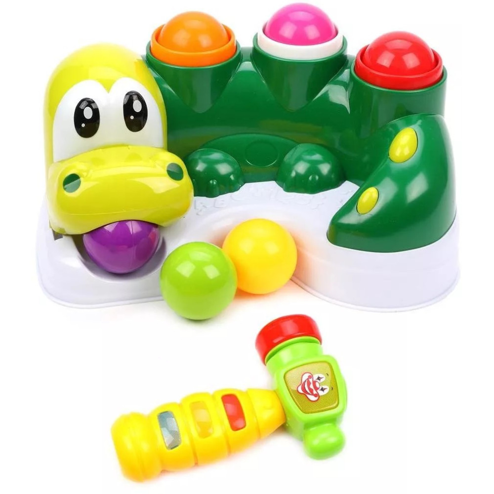 Развивающая музыкальная игрушка Limo Toy Крокодил Озорник (M 5475)