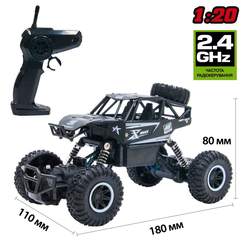 Машина на радиоуправлении Off-Road Crawler Rock Sport black (SL-110AB) Машина на радиоуправлении Off-Road Crawler Rock Sport black (SL-110AB)