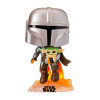 Фигурка Funko Pop Мандалорец, летящий с малышом (50959)