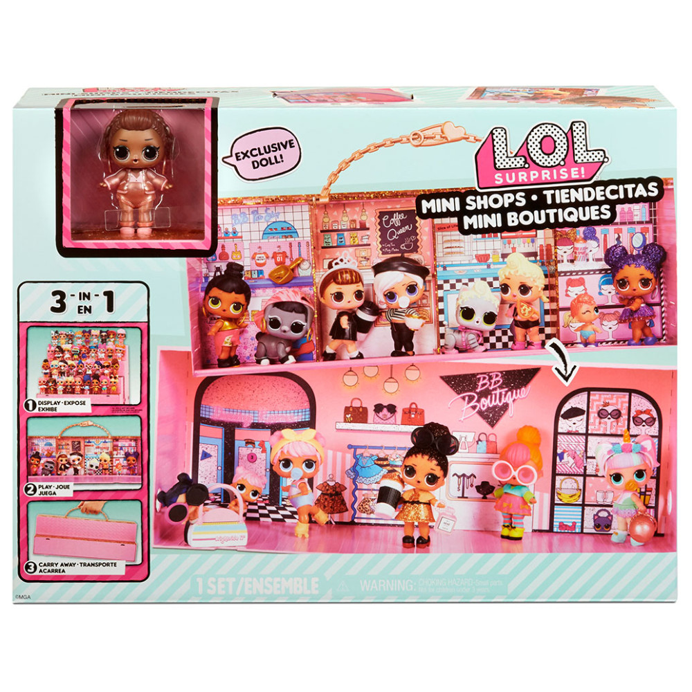 Игровой набор с куклой L.O.L. Surprise Маленькие магазинчики - 3 в 1 (576297)