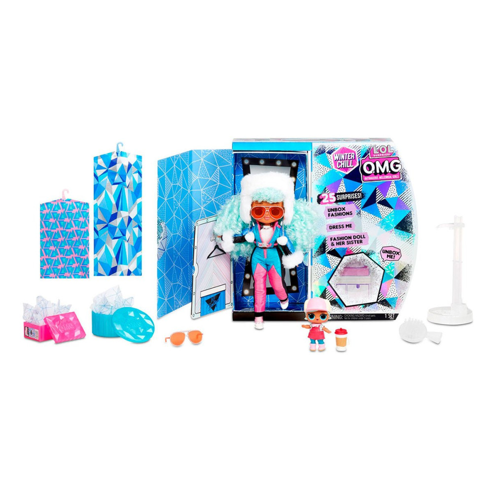 Игровой набор с куклой L.O.L. Surprise! серии O.M.G Winter Chill - Ледяная Леди (570240) Игровой набор с куклой L.O.L. Surprise! серии O.M.G Winter Chill - Ледяная Леди (570240)