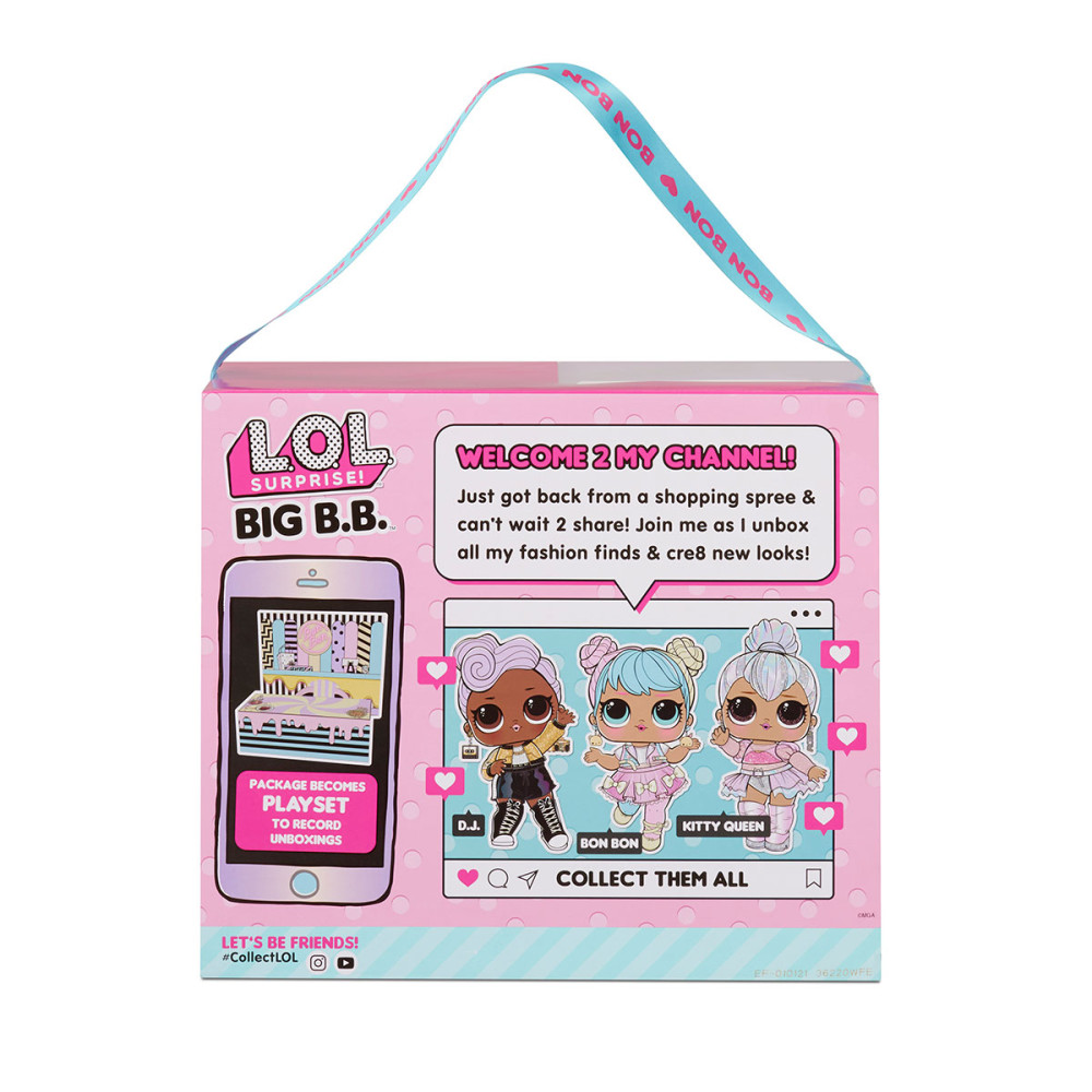 Игровой набор с мега куклой L.O.L. Surprise серии Big B.B.Doll Бон Бон (573050) Игровой набор с мега куклой L.O.L. Surprise серии Big B.B.Doll Бон Бон (573050)