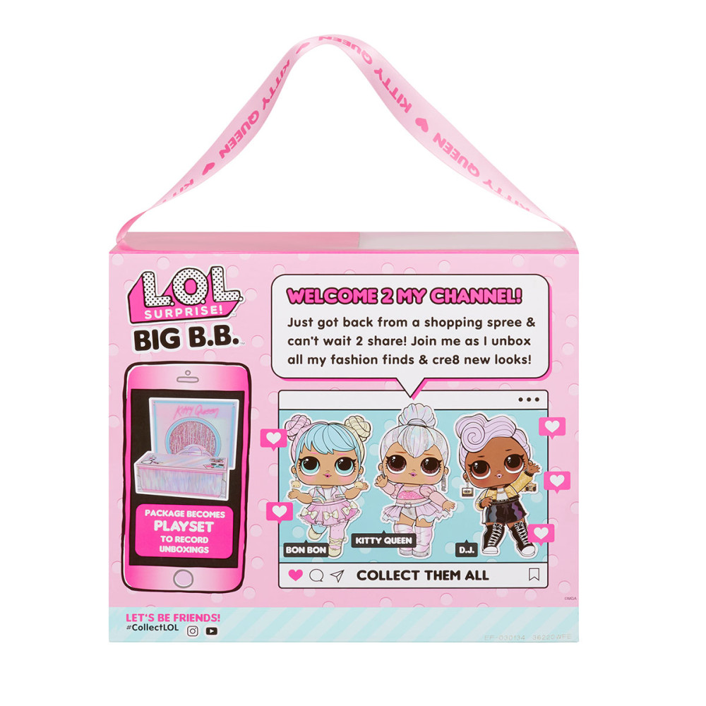 Ігровий набір з мега лялькою LOL Surprise серії Big B.B.Doll Королева Кітті (573074) Ігровий набір з мега лялькою LOL Surprise серії Big B.B.Doll Королева Кітті (573074)