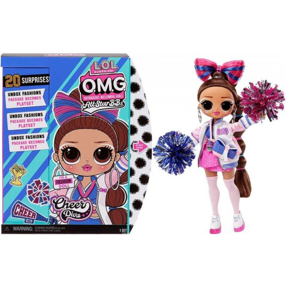 Ігровий набір LOL Surprise серії OMG Sports Doll - Леді-Чирлідер (577508) Ігровий набір LOL Surprise серії OMG Sports Doll - Леді-Чирлідер (577508)