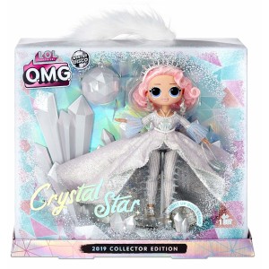 Кукла L.O.L Surprise OMG Winter Disco Леди Кристалл со световым эффектом (559795)