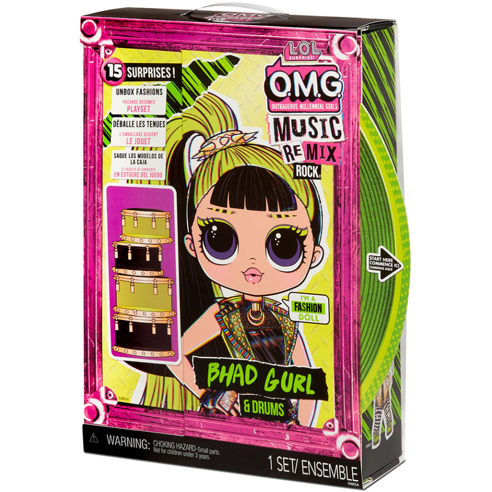 Ігровий набір LOL Surprise! OMG Remix Rock - Леді-Ритм (577584) Ігровий набір LOL Surprise! OMG Remix Rock - Леді-Ритм (577584)
