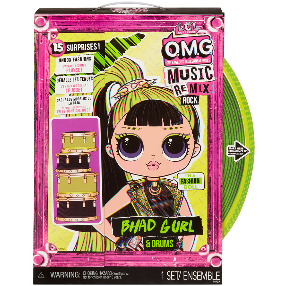 Ігровий набір LOL Surprise! OMG Remix Rock - Леді-Ритм (577584) Ігровий набір LOL Surprise! OMG Remix Rock - Леді-Ритм (577584)