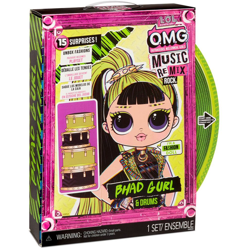 Ігровий набір LOL Surprise! OMG Remix Rock - Леді-Ритм (577584) Ігровий набір LOL Surprise! OMG Remix Rock - Леді-Ритм (577584)