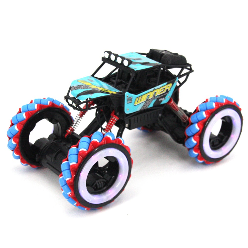Машинка Drift Wheels на радиоуправлении голубая (339-1A)