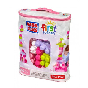 Конструктор розовый Mega Bloks в мешке (60 деталей DCH54) Конструктор розовый Mega Bloks в мешке (60 деталей DCH54)