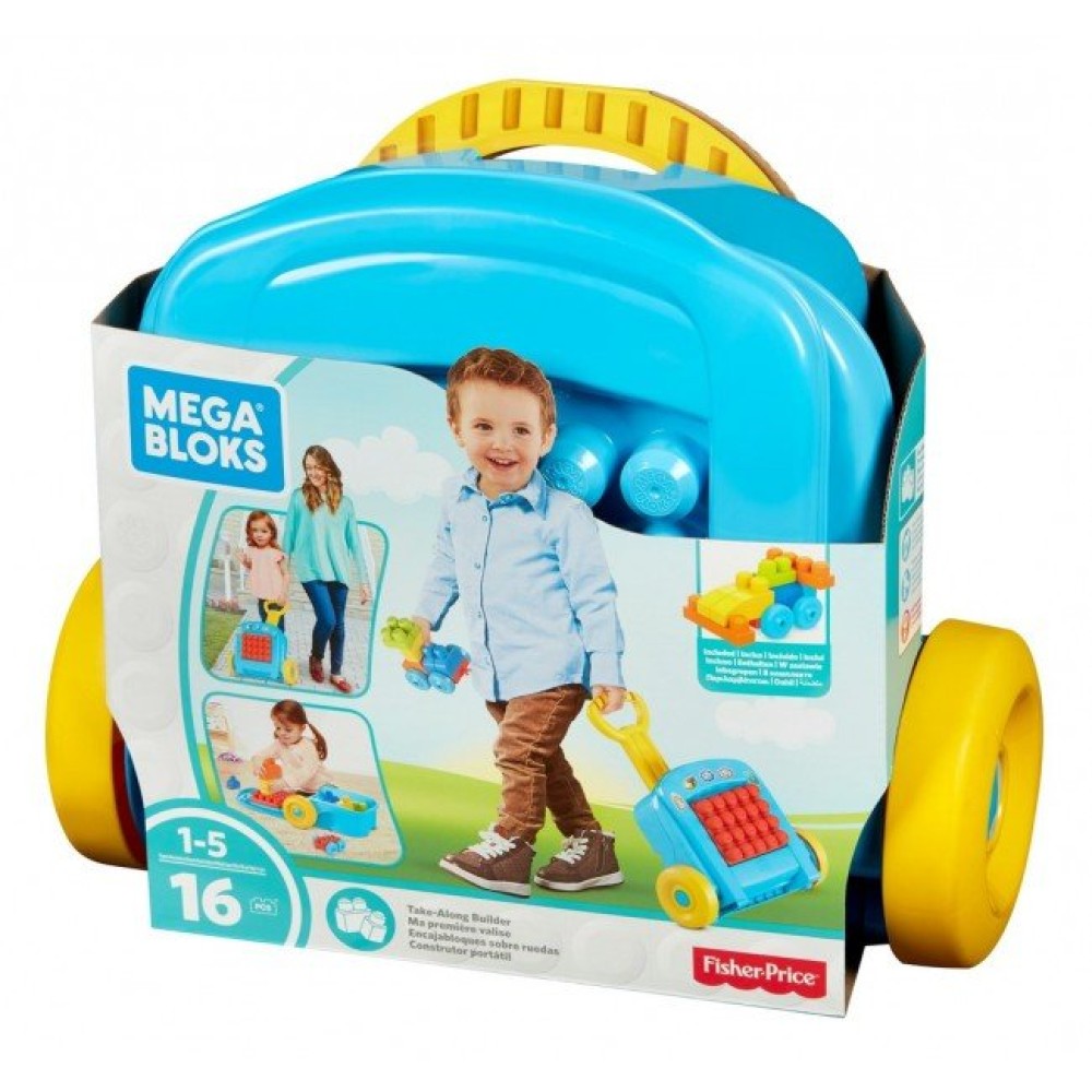 Конструктор Mega Bloks Переносной чемоданчик (16 деталей FLT37)