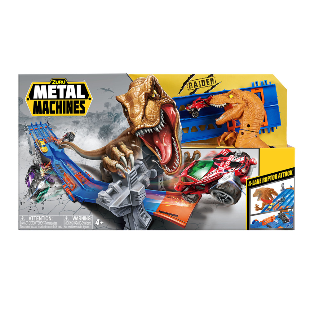 Игровой набор Metal Мachines трек безумный динотрек (6740)