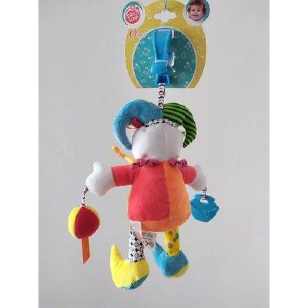 Іграшка-підвіска Biba Toys Веселий клоун (MC032) Іграшка-підвіска Biba Toys Веселий клоун (MC032)