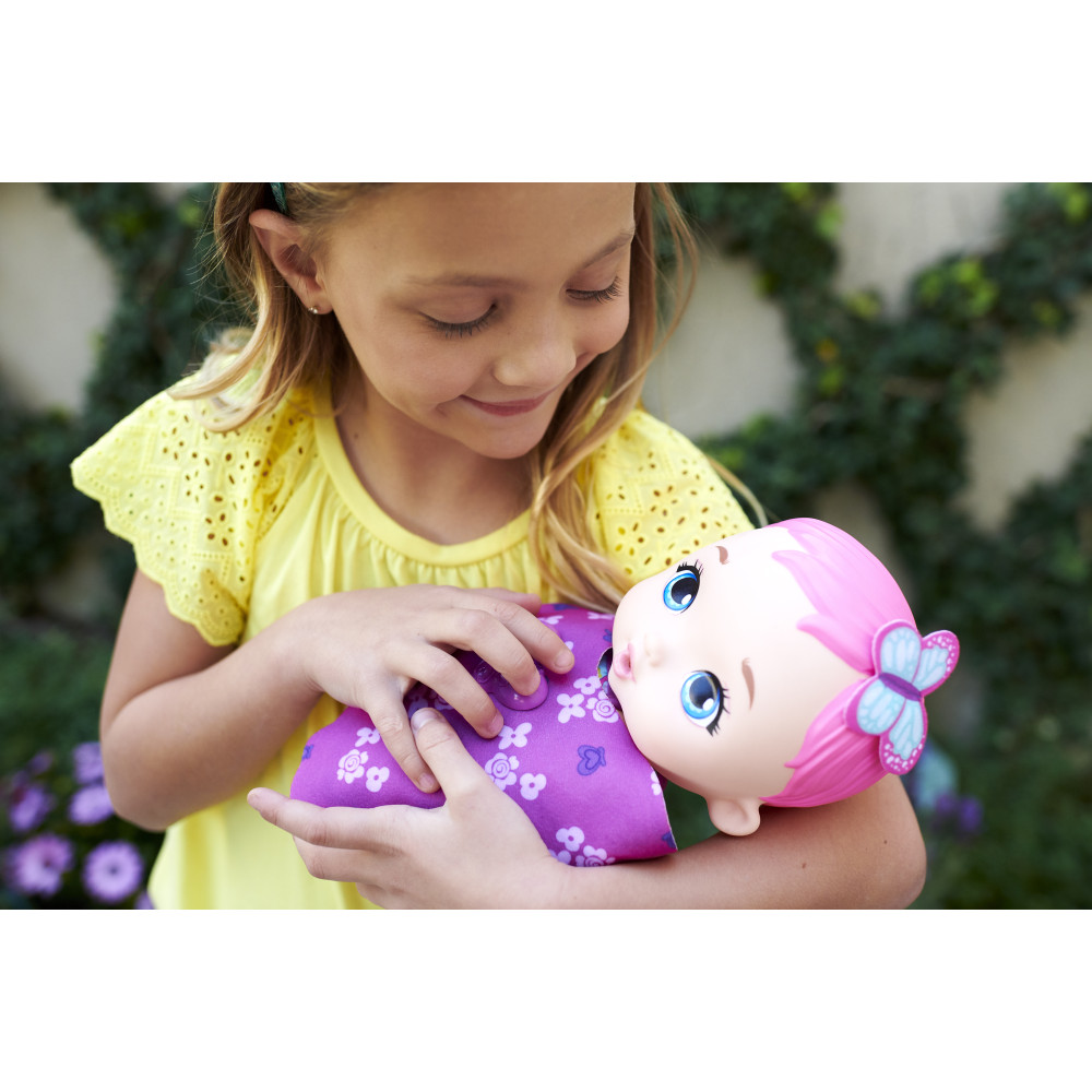 Пупс My Garden Baby Feed and change Розовые крылышки (GYP10)