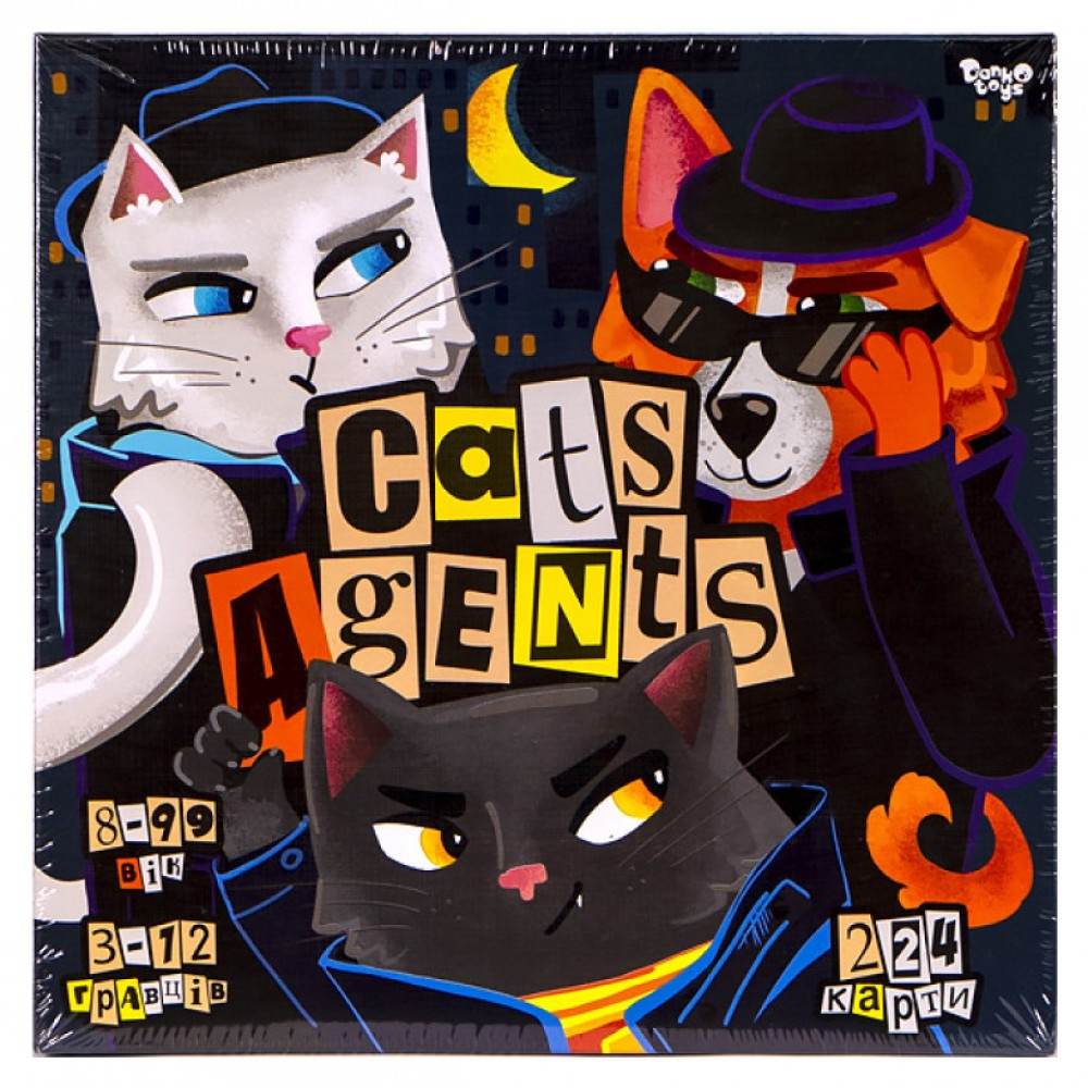 Настольная игра Danko toys Cats Agentsi украинский (09663)
