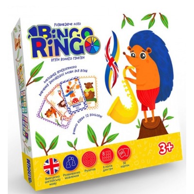 Настільна гра Danko Toys Bingo Ringo укр-англ (ДТ-ЛА-06-21)