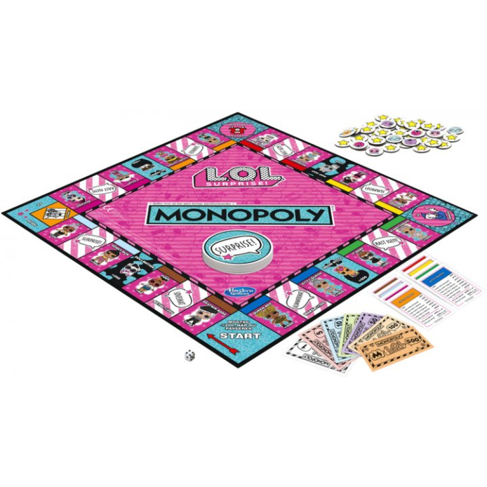 Настільна гра Hasbro Монополія LOL Сюрприз! (E7572) Настільна гра Hasbro Монополія LOL Сюрприз! (E7572)