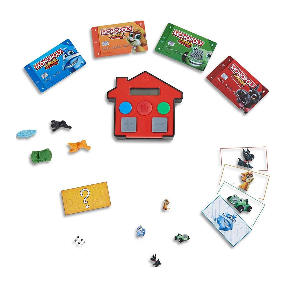 Настільна гра Hasbro Gaming Монополія Юніор з банківськими картками (E1842)