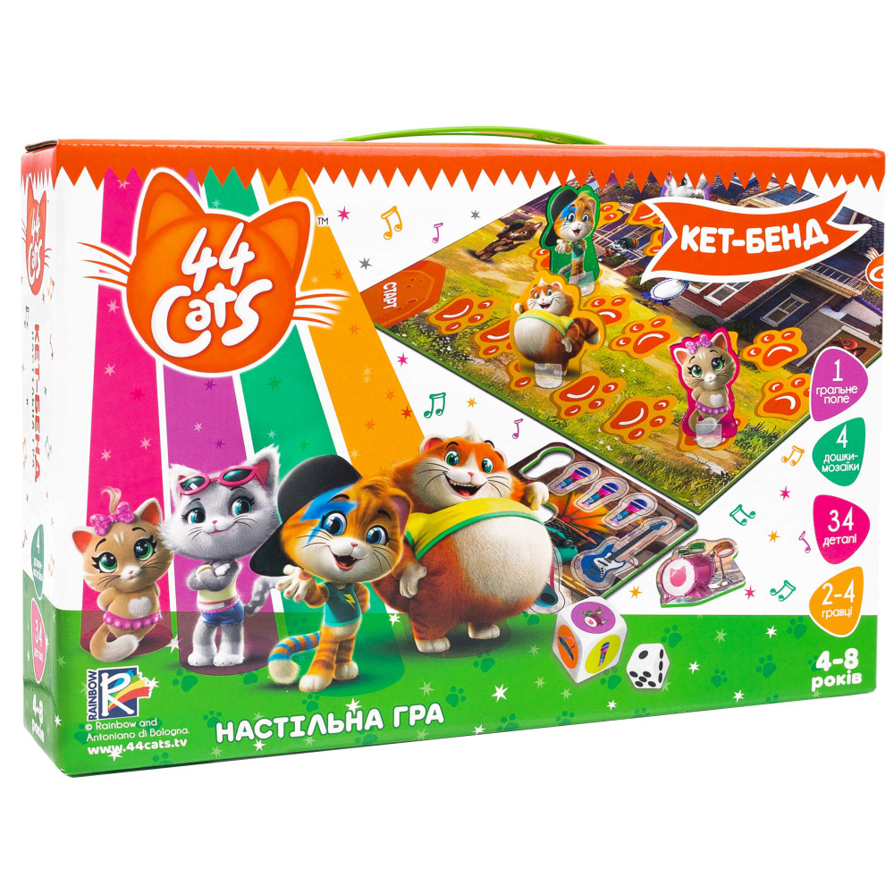 Настольная игра Vladi Toys 44 Кота Кэт-Бенд (VT8055-16)
