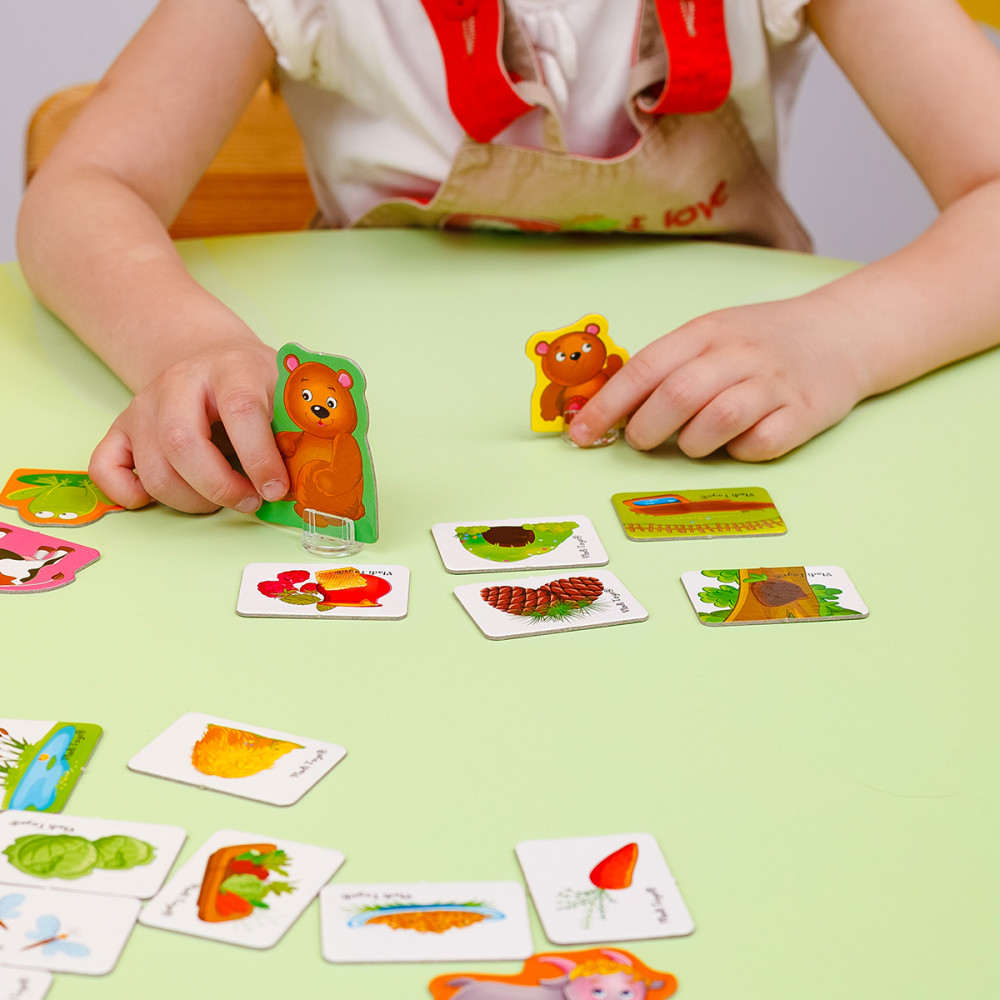 Настільна гра на асоціації Vladi Toys У лісі та фермі українська (VT1804-46)