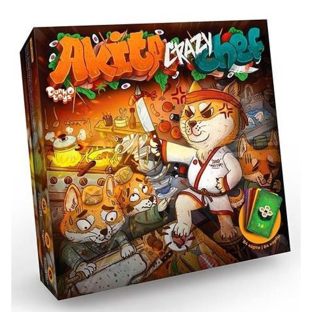 Настольная игра Danko Toys Akita Crazy Chef (G-ACC-01-01)