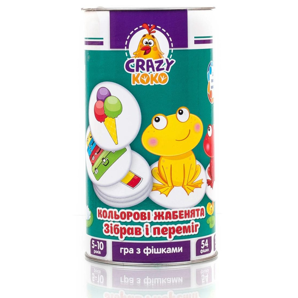 Настольная игра Vladi Toys Цветные лягушата украинский (VT8020-06)