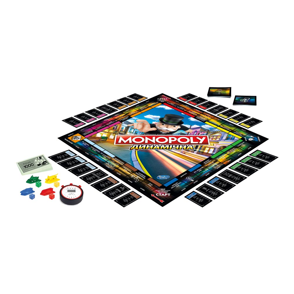 Настільна гра Hasbro Gaming Монополія (E7033) Настільна гра Hasbro Gaming Монополія (E7033)