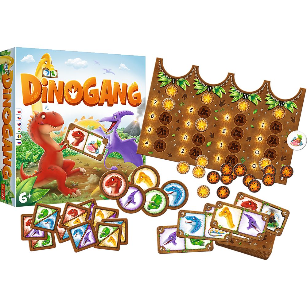 Игра настольная Trefl ДиноБанда русский (02080)