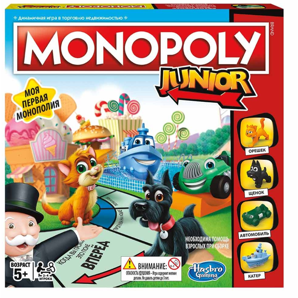 Настільна гра Hasbro Gaming Монополія Юніор (A6984)