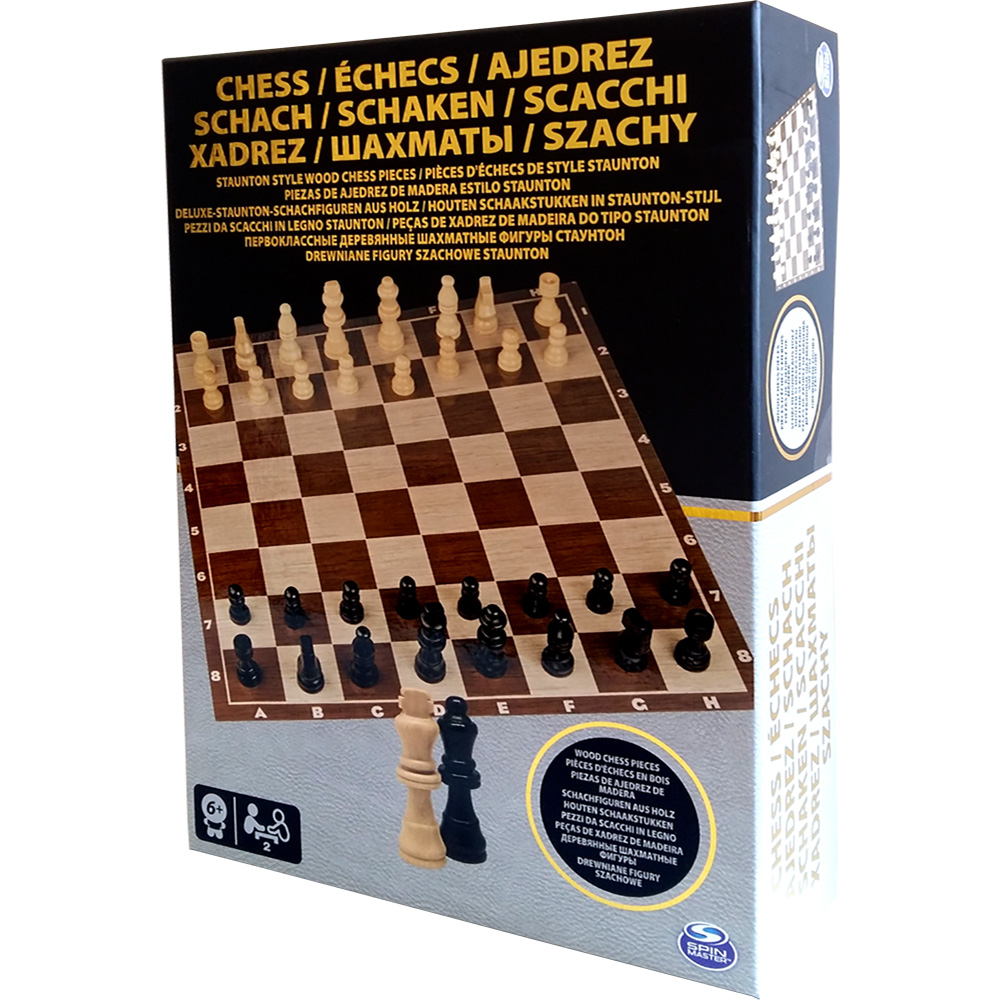 Настольная игра Spin Master Шахматы с деревянными фигурами (SM98367/6033313) Настольная игра Spin Master Шахматы с деревянными фигурами (SM98367/6033313)