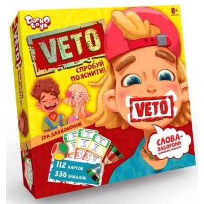 Настільна гра Danko Toys Veto російська (05016)
