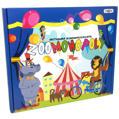 Настільна гра Strateg Zoomonopoly (7006) Настільна гра Strateg Zoomonopoly (7006)