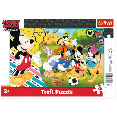 Пазлы с рамкой Trefl Mickey Mouse and Friends (31353) Пазлы с рамкой Trefl Mickey Mouse and Friends (31353)