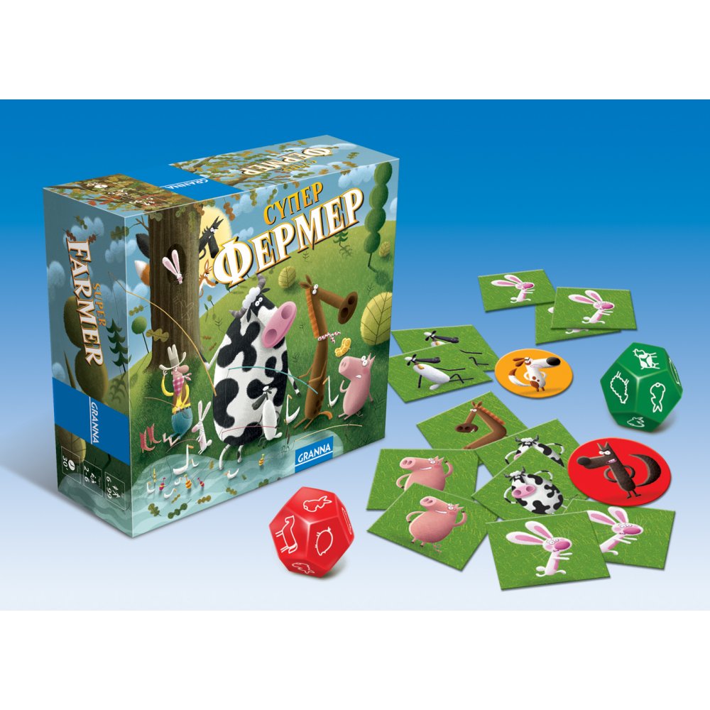 Настольная игра Granna Суперфермер мини-версия (81862)