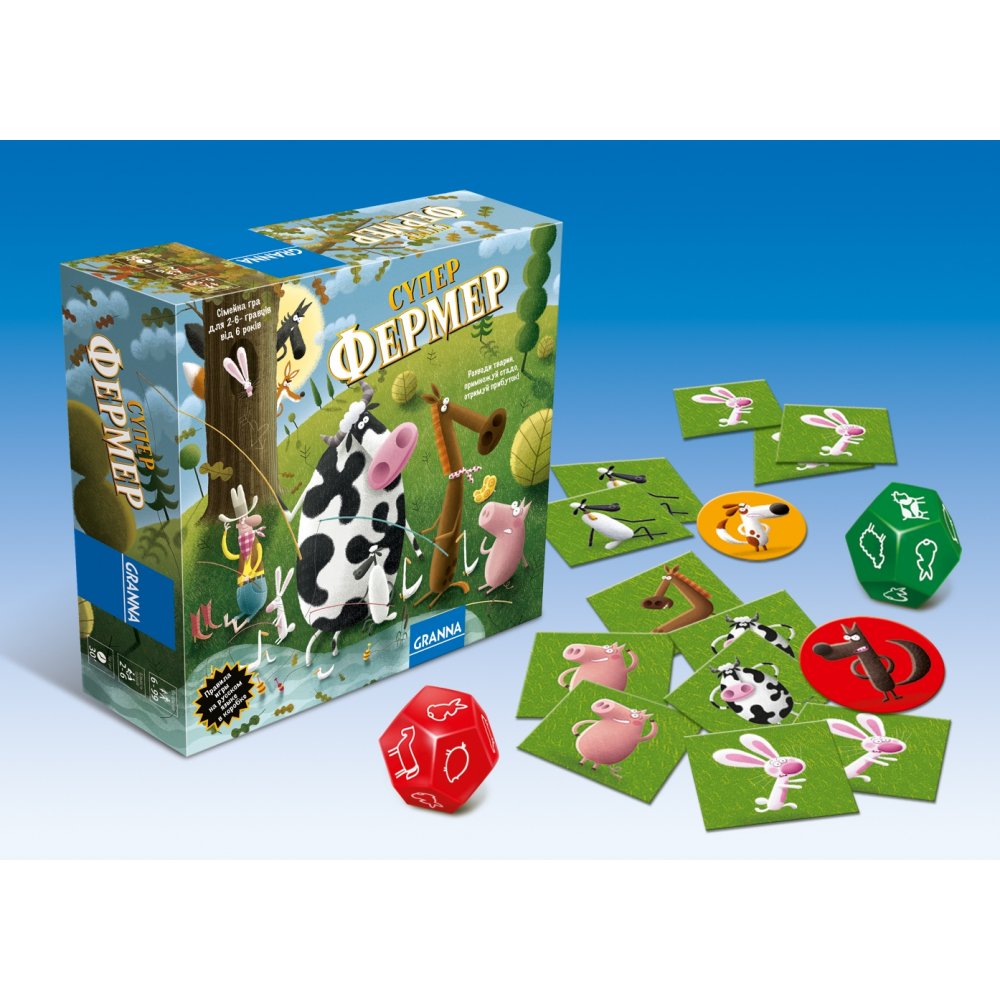 Настольная игра Granna Суперферма в стиле Ранчо (81756)
